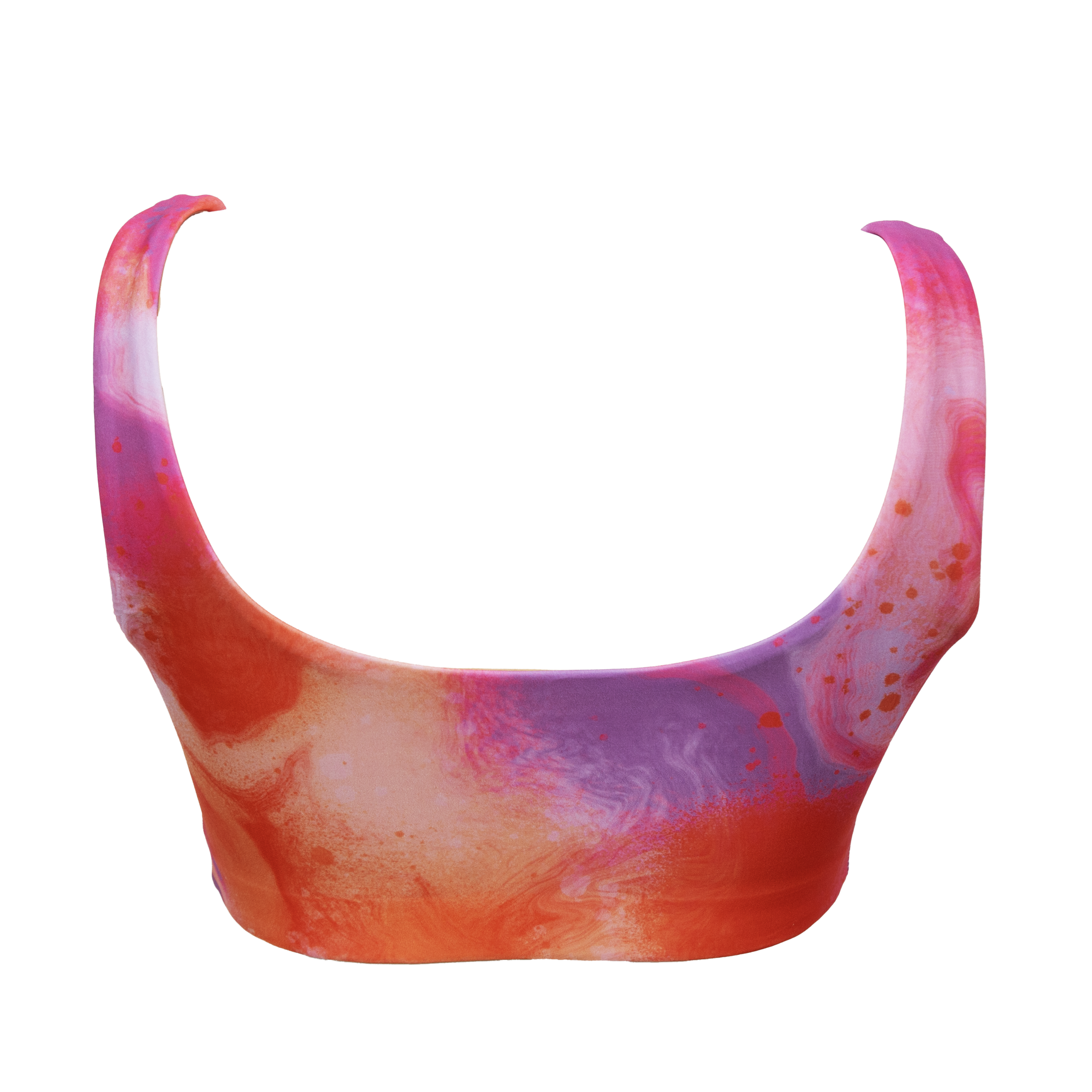 Britt Bikini Top, Pink Marble - Image 6