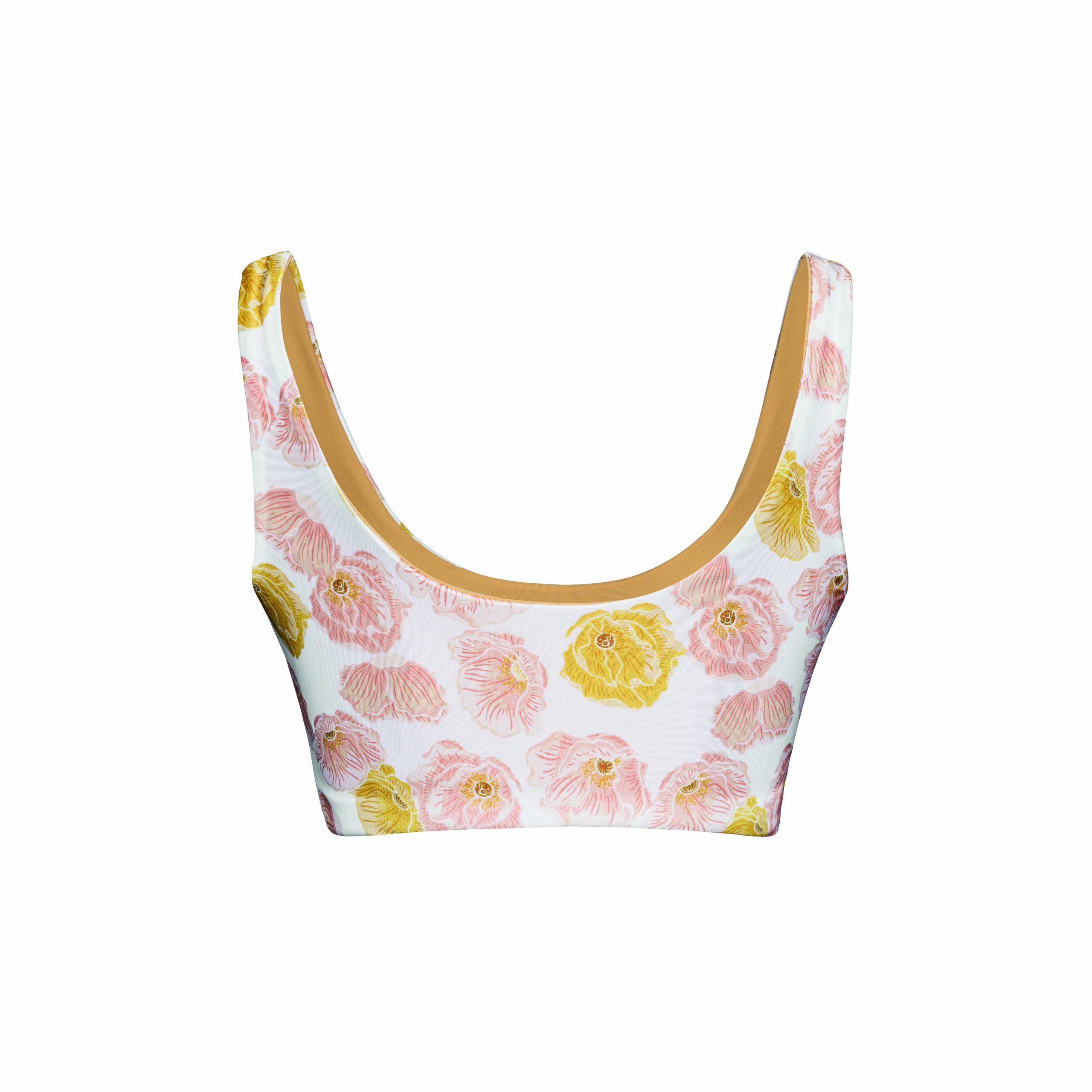 Amber Bikini Top, Floral - Image 2